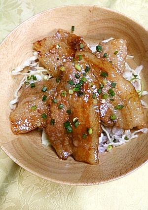 ご飯が進む☆豚のかばやき丼♪-レシピのメイン写真