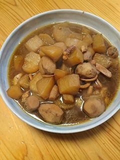 コストコのやわらか焼きイカと大根の煮物-レシピのメイン写真