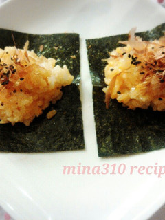 たまごかけご飯で♪手巻きごはん-レシピのメイン写真