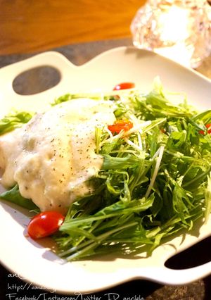 かけるだけ♡野菜たっぷり山芋のネバサラダ-レシピのメイン写真