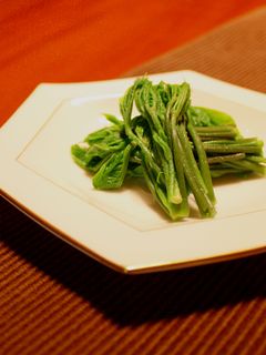 山菜・木の芽(コシアブラ)おひたし♪春味-レシピのメイン写真