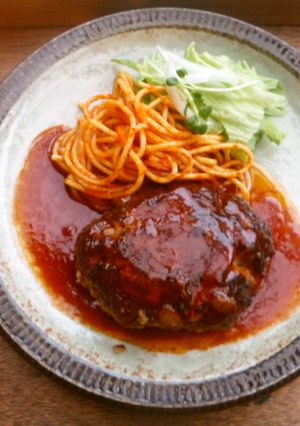 ご飯がススム☆カレーハンバーグ♪-レシピのメイン写真