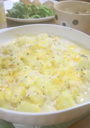 カリフラワーとジャガイモのグラタン-レシピのメイン写真