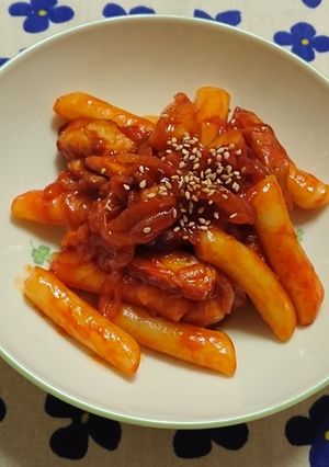 赤のトッポギ（辛いトッポギ）-レシピのメイン写真