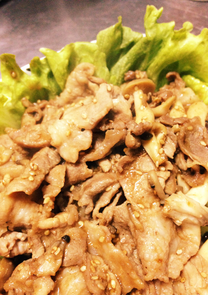我が家の焼肉のたれ炒め①,-レシピのメイン写真