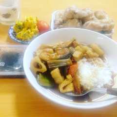 冷凍カレーを和風カレーリメイク-レシピのメイン写真