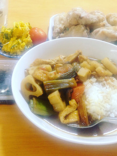 冷凍カレーを和風カレーリメイク-レシピのメイン写真