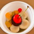 抹茶ムース・緑茶ゼリー・豆腐白玉あんみつ