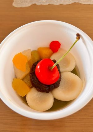 抹茶ムース・緑茶ゼリー・豆腐白玉あんみつ-レシピのメイン写真