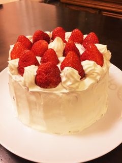苺のショートケーキ(パパチャレンジ)-レシピのメイン写真