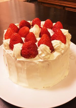 苺のショートケーキ(パパチャレンジ)-レシピのメイン写真
