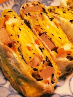ひじき煮入り玉子焼き-レシピのメイン写真