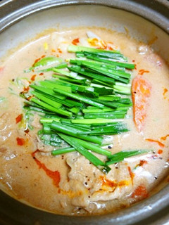 ピリ辛ごま豆乳鍋-レシピのメイン写真
