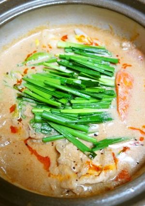 ピリ辛ごま豆乳鍋-レシピのメイン写真