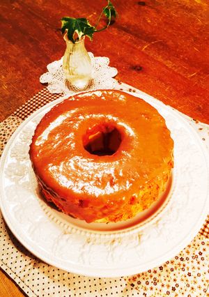 トロッと生キャラメルシフォンケーキ-レシピのメイン写真