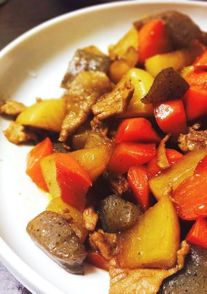 #大根と人参とこんにゃくの煮物-レシピのメイン写真