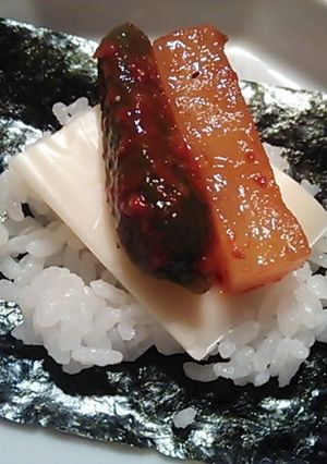箸休め手巻きごはん-レシピのメイン写真