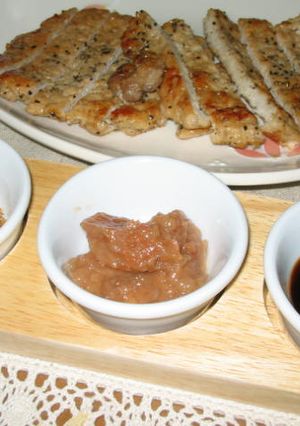 料亭風で豚テキ素敵♥♥-レシピのメイン写真