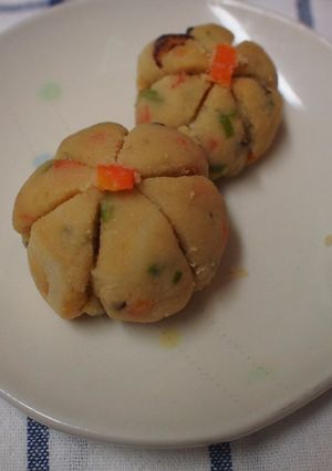 子供も喜ぶ♪お花の形のおから炒り煮-レシピのメイン写真