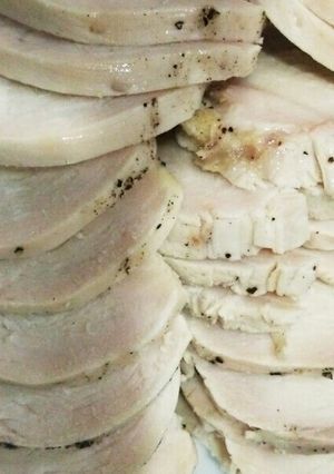 ⭐鶏むね肉で万能しっとり鶏ハム⭐-レシピのメイン写真