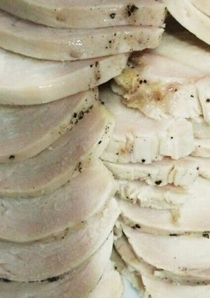 ⭐鶏むね肉で万能しっとり鶏ハム⭐-レシピのメイン写真