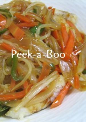 鱈の野菜あんかけ-レシピのメイン写真
