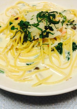 かぶの豆乳クリームスープパスタ-レシピのメイン写真
