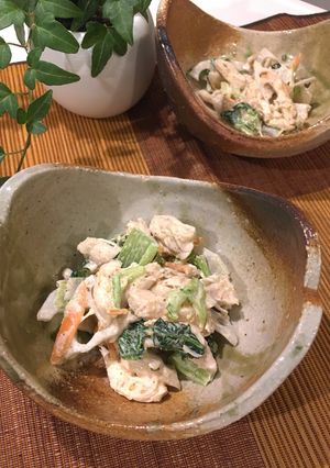 冬のお野菜＆ささみサラダ-レシピのメイン写真