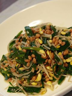 経済的☆納豆ともやしの炒めもの-レシピのメイン写真
