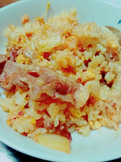 簡単!豚キムチご飯-レシピのメイン写真