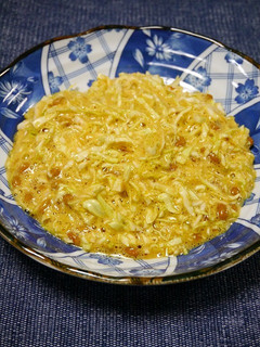 簡単副菜♪たっぷりキャベツ納豆-レシピのメイン写真