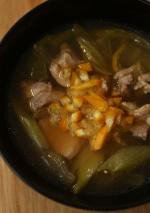 天然だしパックで作る 鶏と柚の和風スープ-レシピのメイン写真