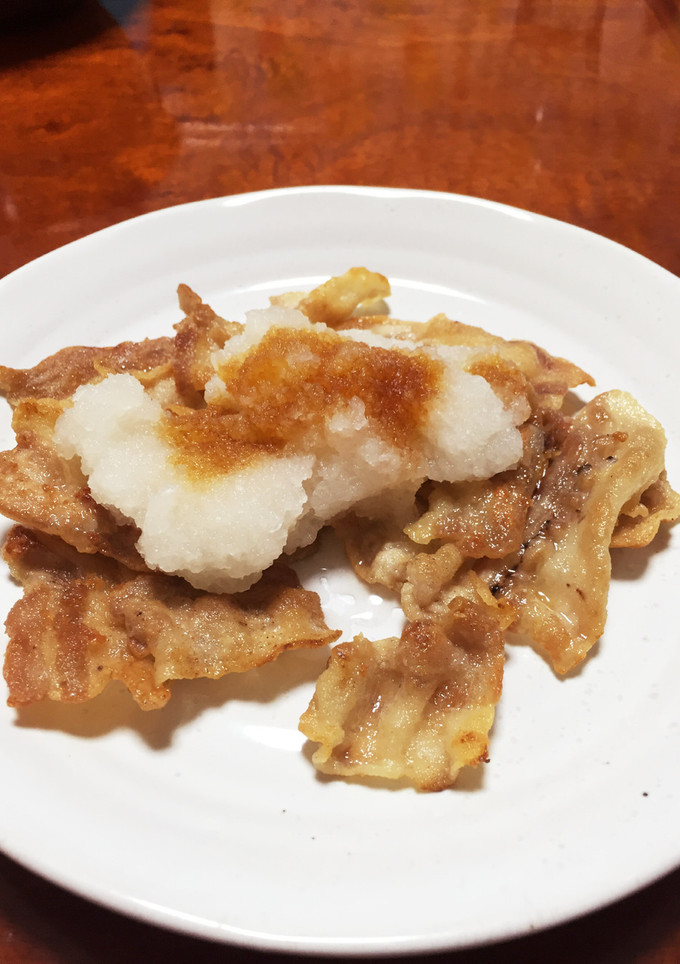 かりかり豚肉の大根おろし添え-レシピのメイン写真