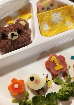 バースデープレート☆１歳-レシピのメイン写真