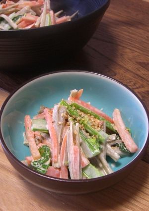 しゃっきり＆ピリ辛ごぼうサラダ-レシピのメイン写真