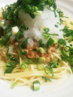 大根おろしと納豆パスタ-レシピのメイン写真