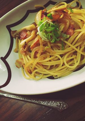 しめじとベーコンの和風パスタ-レシピのメイン写真