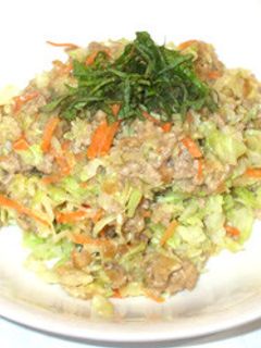 肉味噌キャベツ野菜炒め♪簡単肉味噌作り方-レシピのメイン写真
