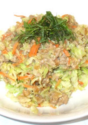 肉味噌キャベツ野菜炒め♪簡単肉味噌作り方-レシピのメイン写真