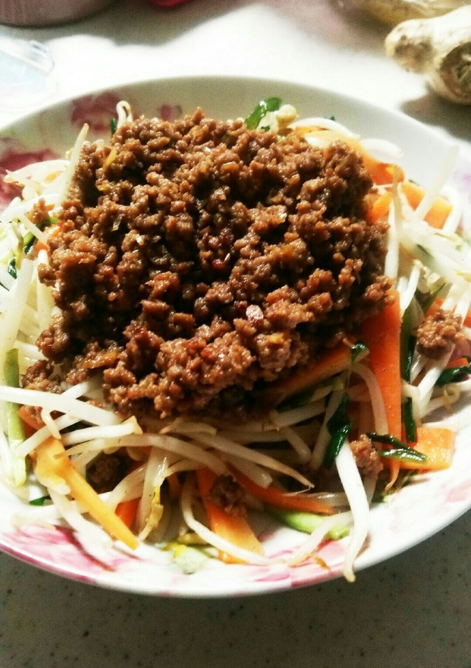 もやし炒め 肉味噌のっけ-レシピのメイン写真