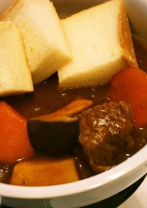 炊飯器 牛すね肉シチュー 市販ルウ-レシピのメイン写真