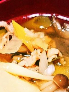 秋♬山形の芋煮芋煮汁簡単BBQアウトドア-レシピのメイン写真