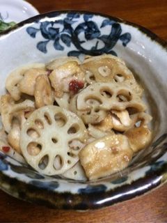 柔らか!鶏胸肉とレンコンの炒め煮-レシピのメイン写真