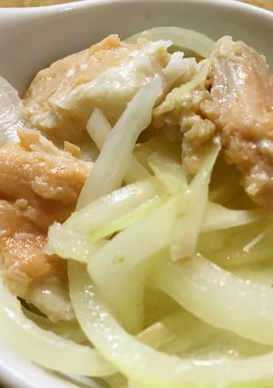 鮭缶の甘酢和え✾-レシピのメイン写真