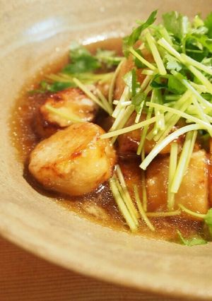 煮物で絶品＊揚げ里芋の葛煮-レシピのメイン写真