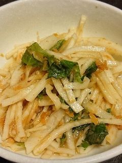 大根の梅肉和え-レシピのメイン写真