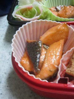 お弁当に!!⑨レンジで簡単♪鮭の照り焼き-レシピのメイン写真