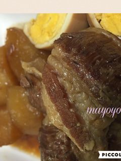 圧力鍋で簡単豚の角煮♡-レシピのメイン写真