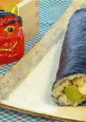 恵方巻き 味噌マヨネーズのチーズサラダ巻-レシピのメイン写真