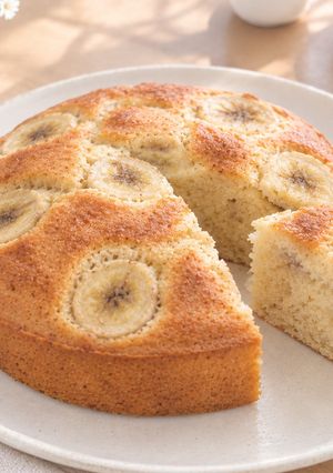 香り広がる！ふわふわバナナヨーグルトケーキ🍌-レシピのメイン写真